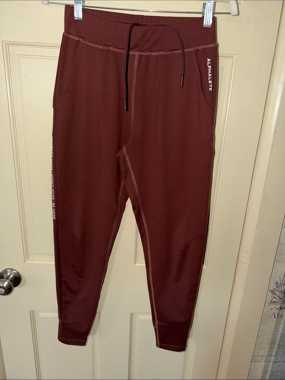 Alphalete Men's Maroon Athletic Joggers